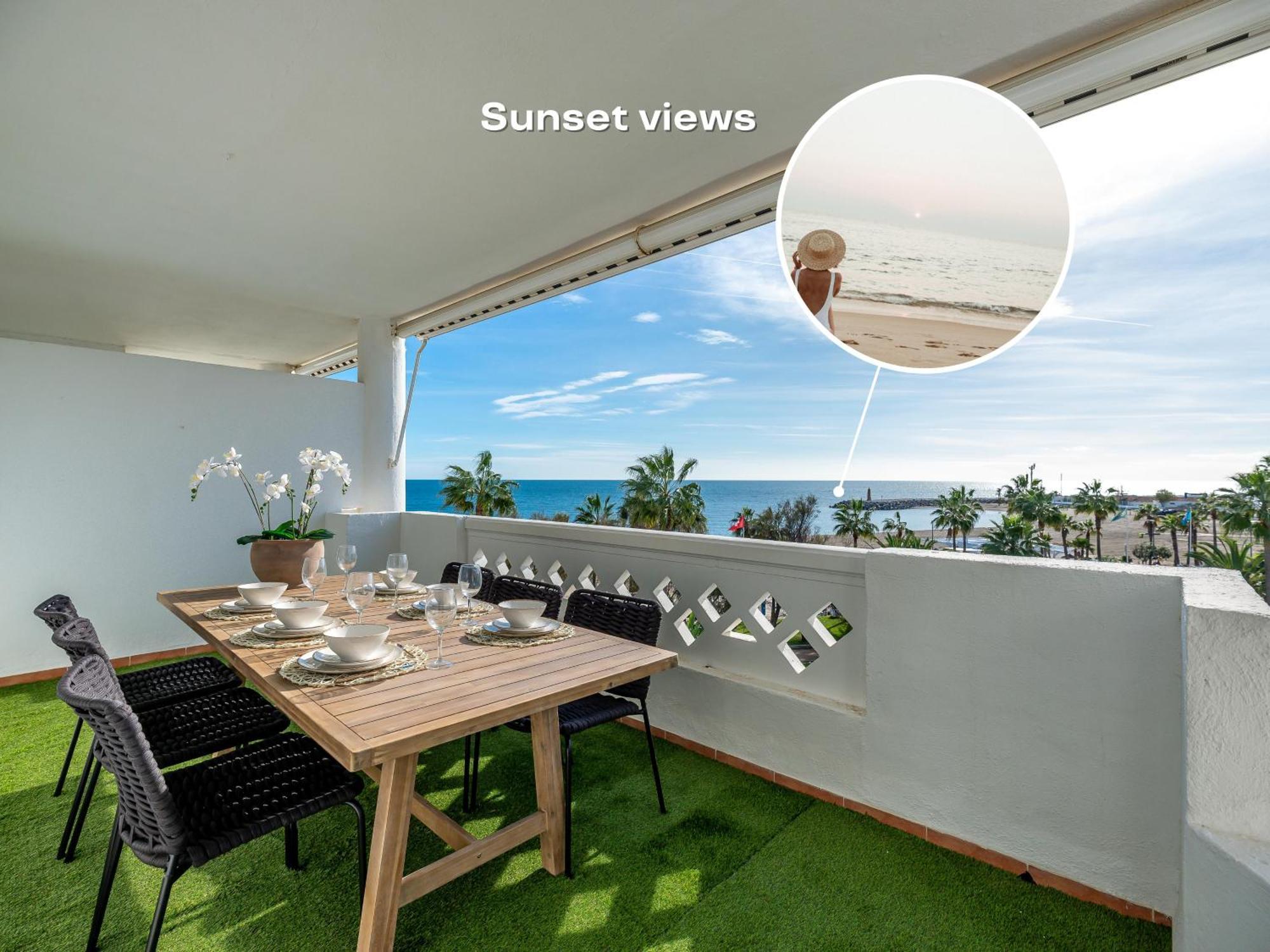 Apartamento Vacation I 1 Puerto Banus Sea Front Rental, Renovated Marbella